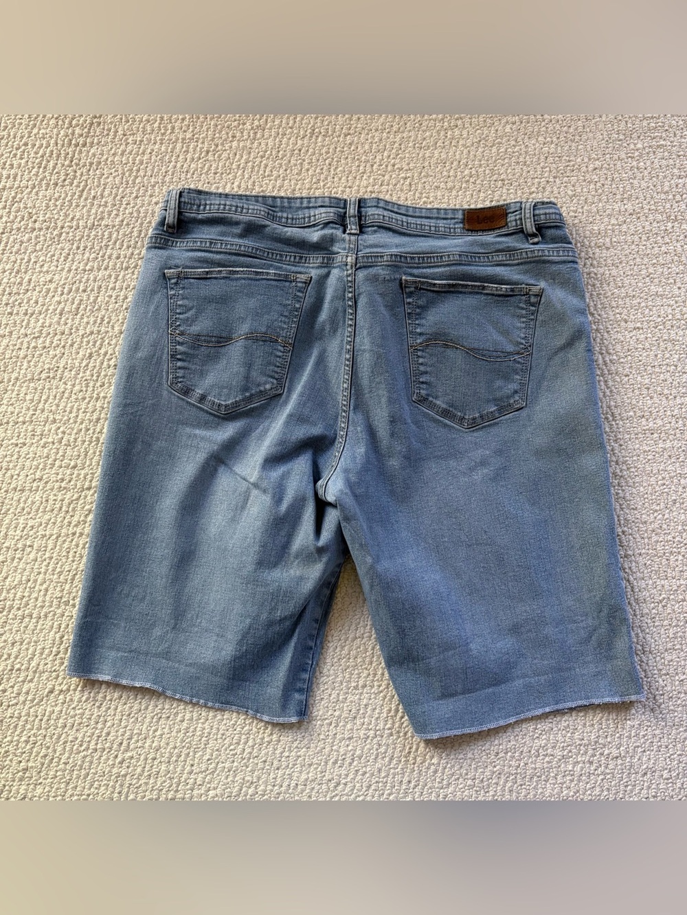Lee Vintage Light Blue Denim Jean Shorts